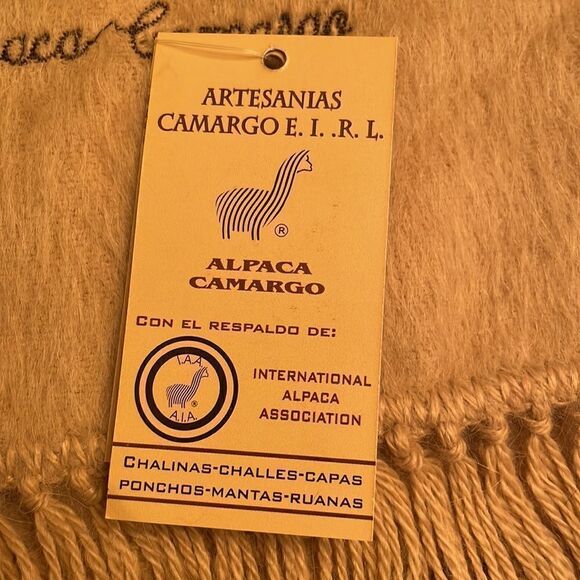 Alpaca Camargo Handmade Scarf - Picture 6 of 6